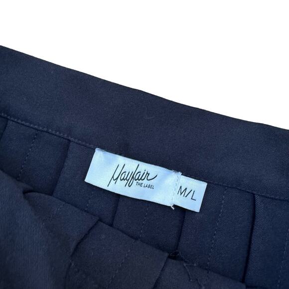 THE MAYFAIR ART CLUB Tennis Skirt x Revolve Pleated Mini Skirt Navy Size M/L - Picture 7 of 8